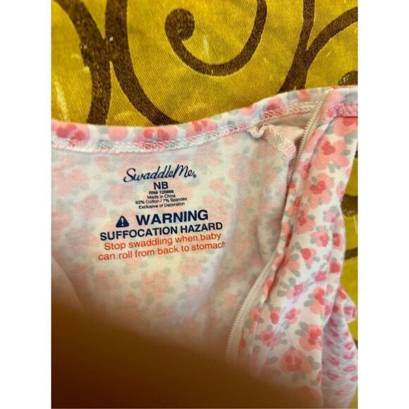 Swaddle me infant blanket sleepers pink gray fleece lot - Picture 2 of 5